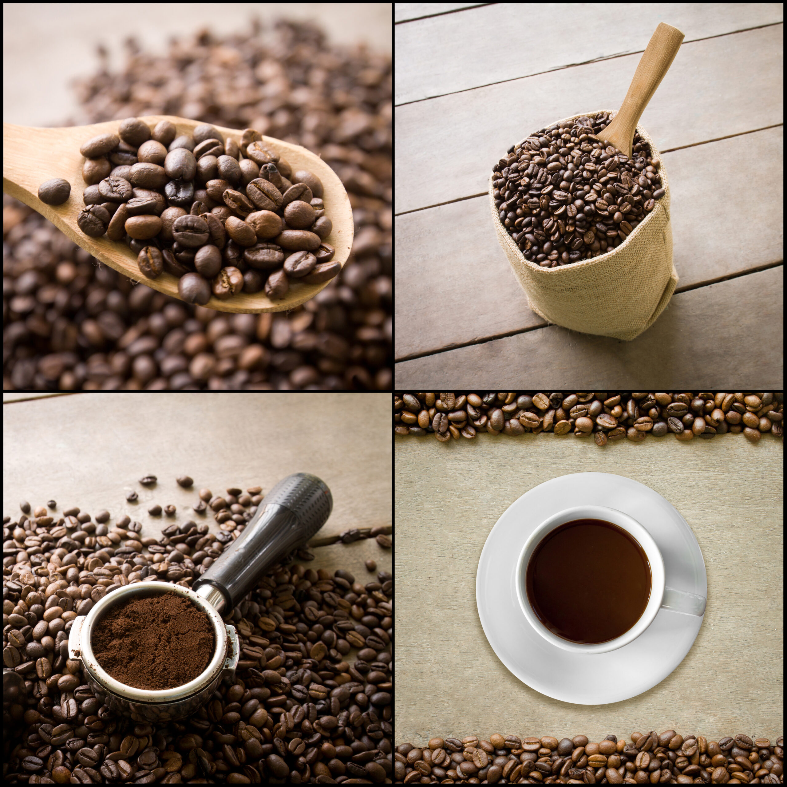 coffee collage